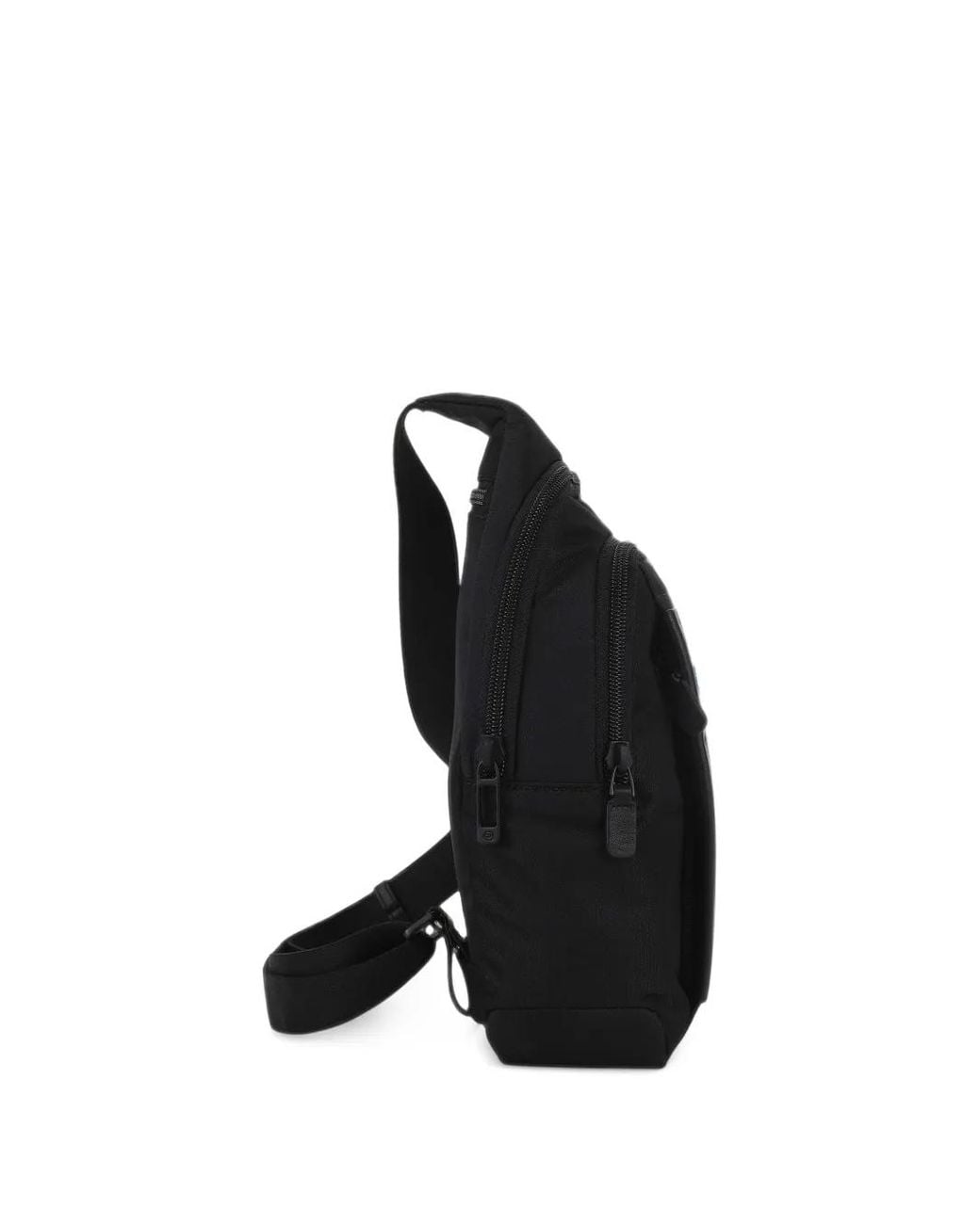 Piquadro Black Logo-Patch Zip-Fastening Backpack