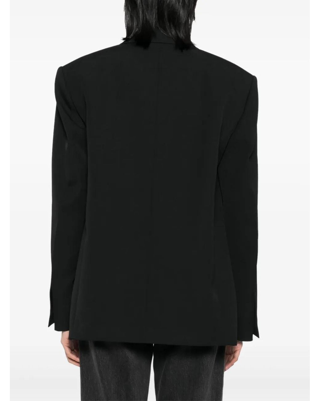Alexander Wang Black Sakko Mit Schlitz