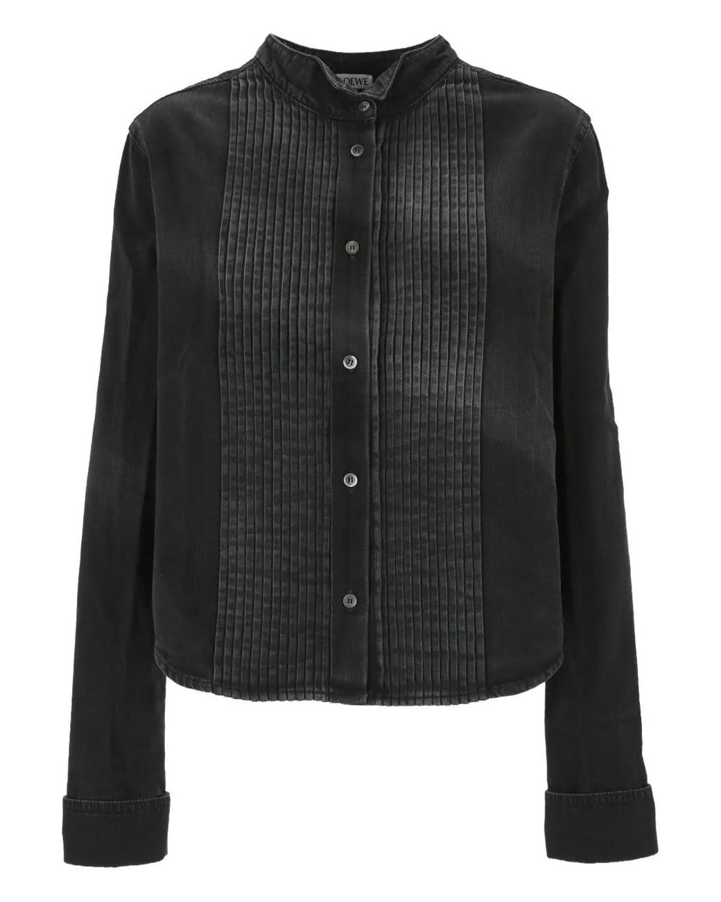 Loewe Black Pleated Denim Jeans