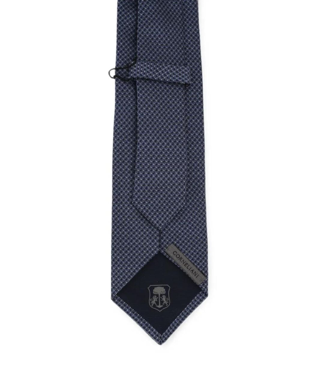 Corneliani Blue Micro-Pattern Tie for men