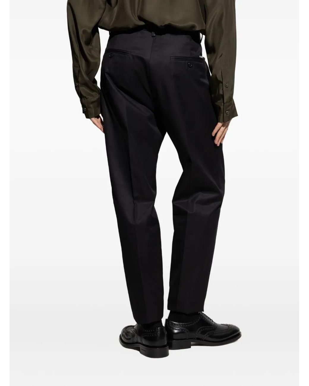 DSquared² Black Maple-Leaf Textured Trainers for men