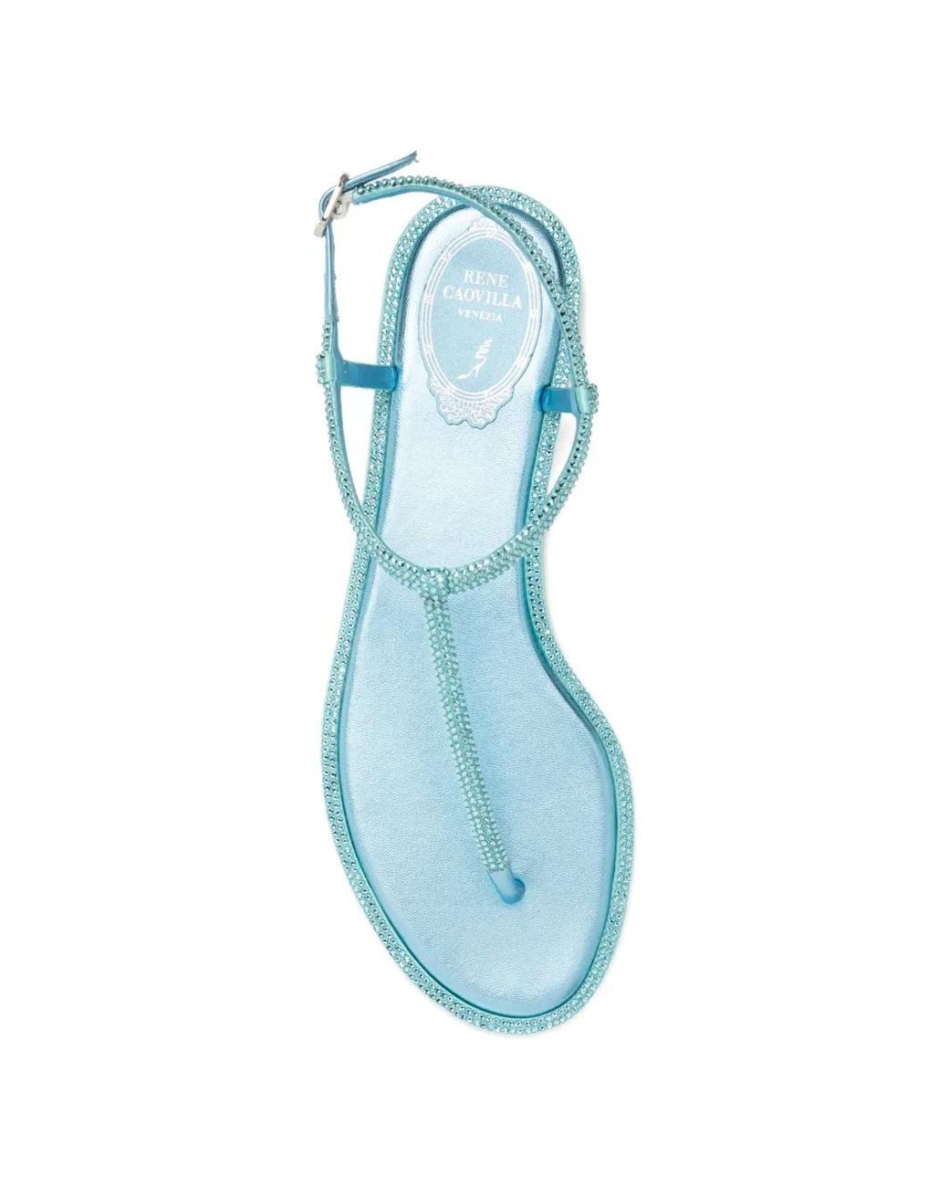 Rene Caovilla White Diana Sandals
