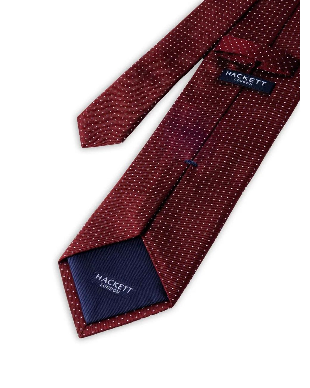 Hackett Purple Dot-Motif Tie for men