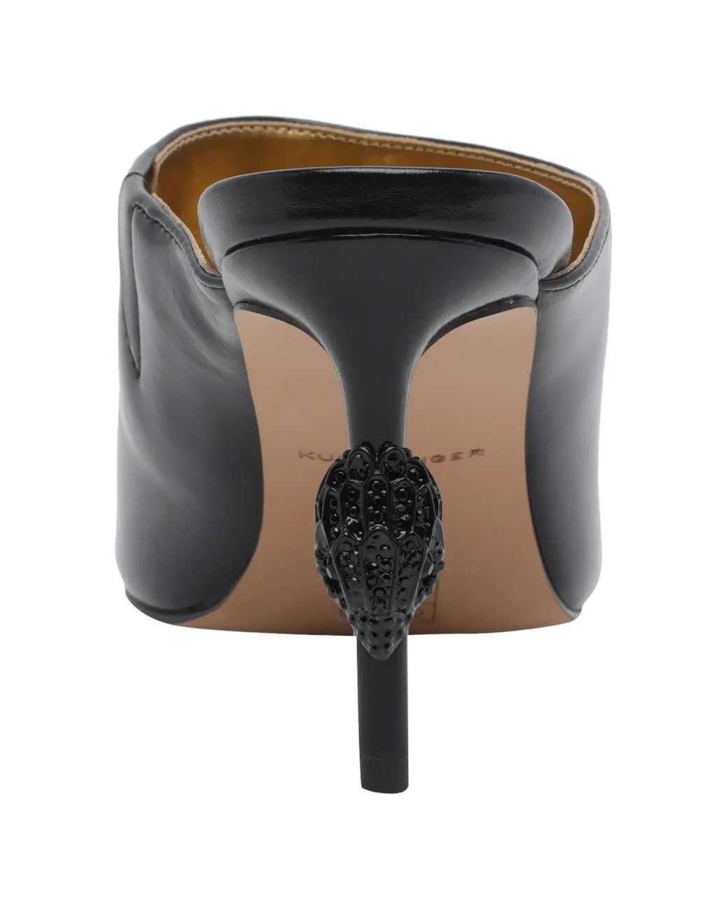 Kurt Geiger Black Eagle Square Mules