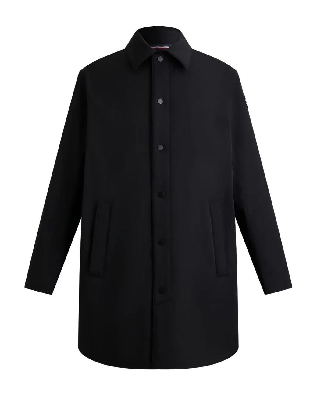 Fusalp Black Single-Breasted Button Coat for men