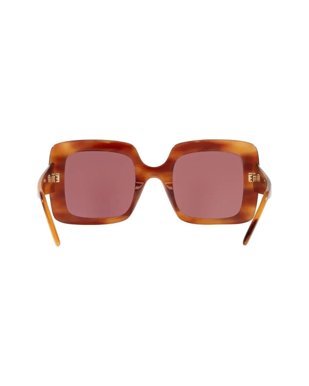 Gucci Red Oversized Square-Frame Sunglasses