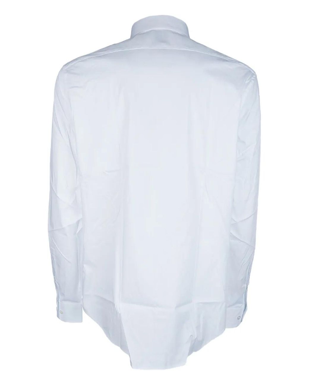 Calvin Klein White Buttoned Shirt for men