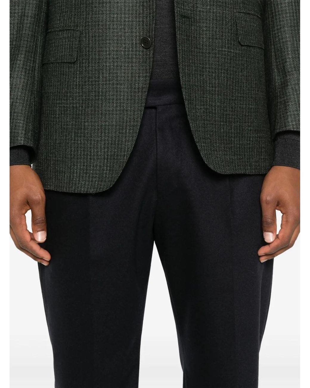 PT Torino Blue Rebel Tapered Trousers for men