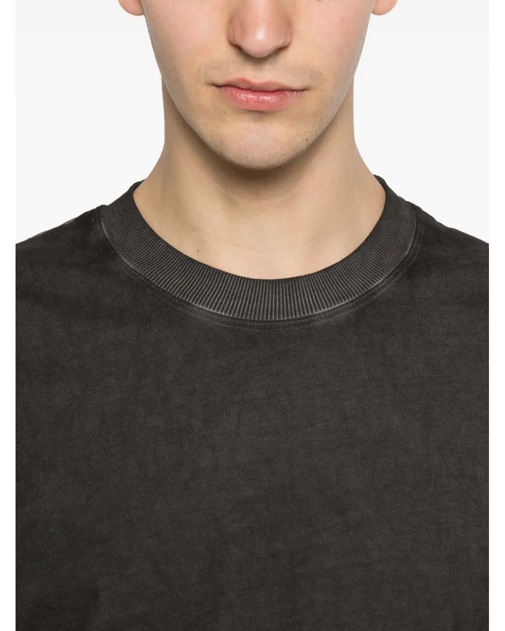 Eraldo Gray Faded-Effect Round-Neck T-Shirt for men