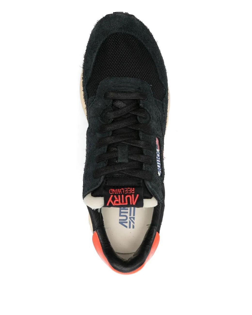 Autry Blue Sneakers With Accents And Textured Sole for men