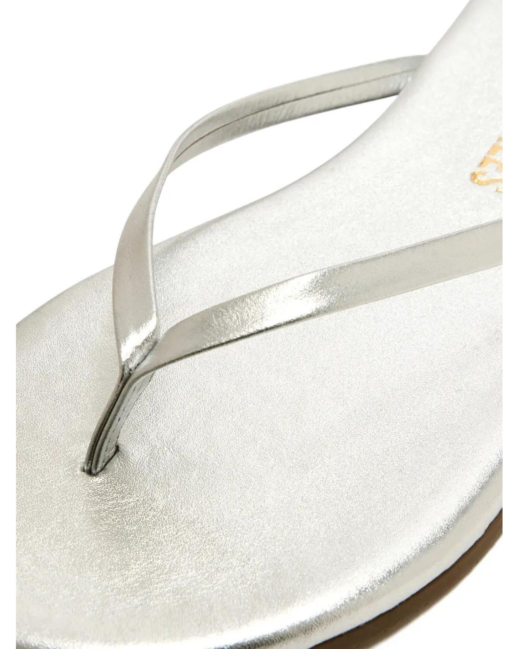 TKEES White Lily Fairylust Metallic Strap Flip-Flops