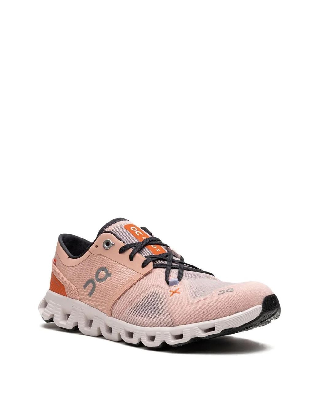 On Shoes Pink Cloud X 3 Running Shoe