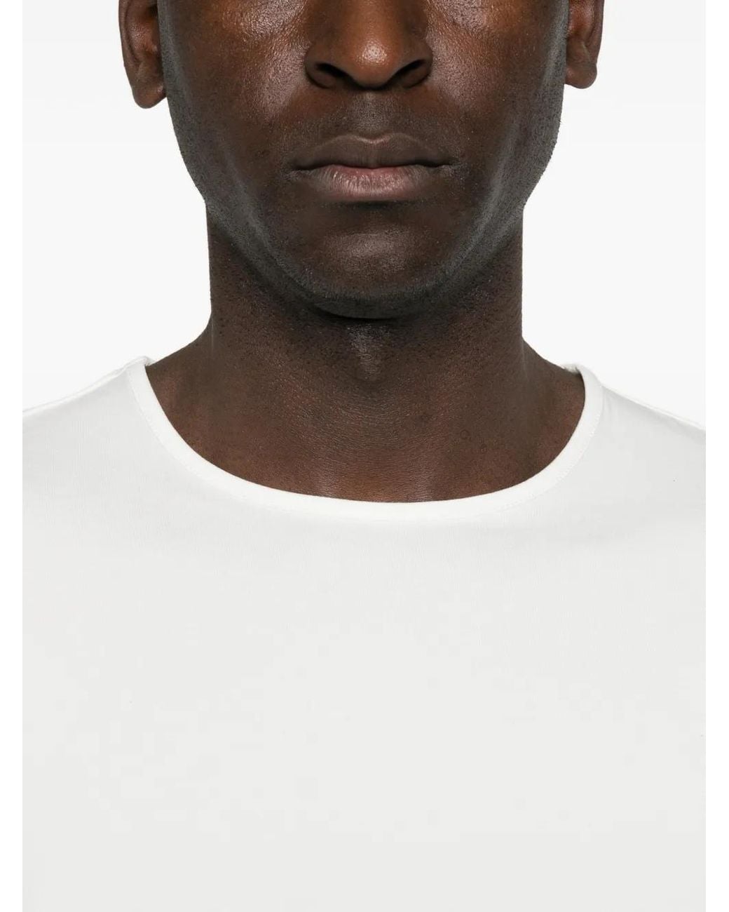Nomen Nescio White Side-Slit T-Shirt