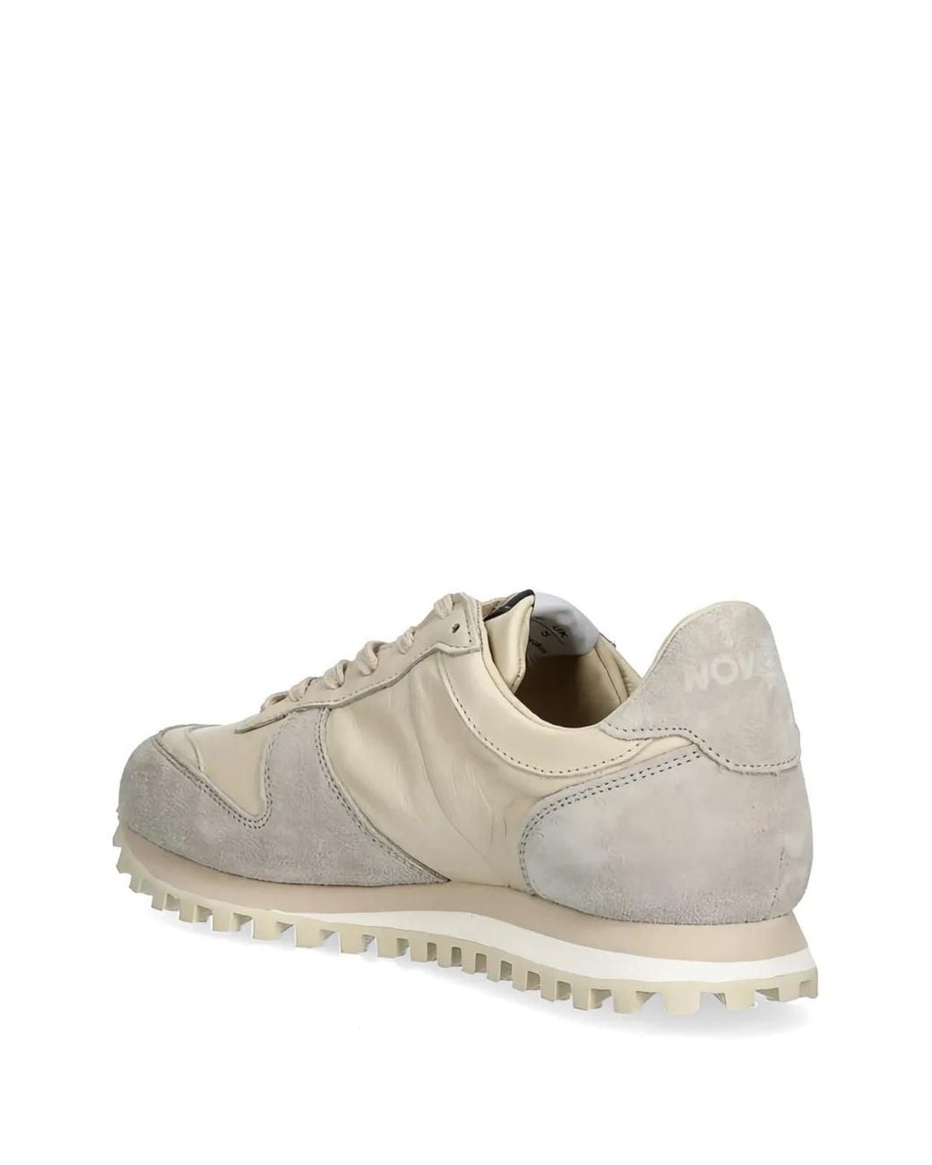 Novesta White Lace-Up Sneakers