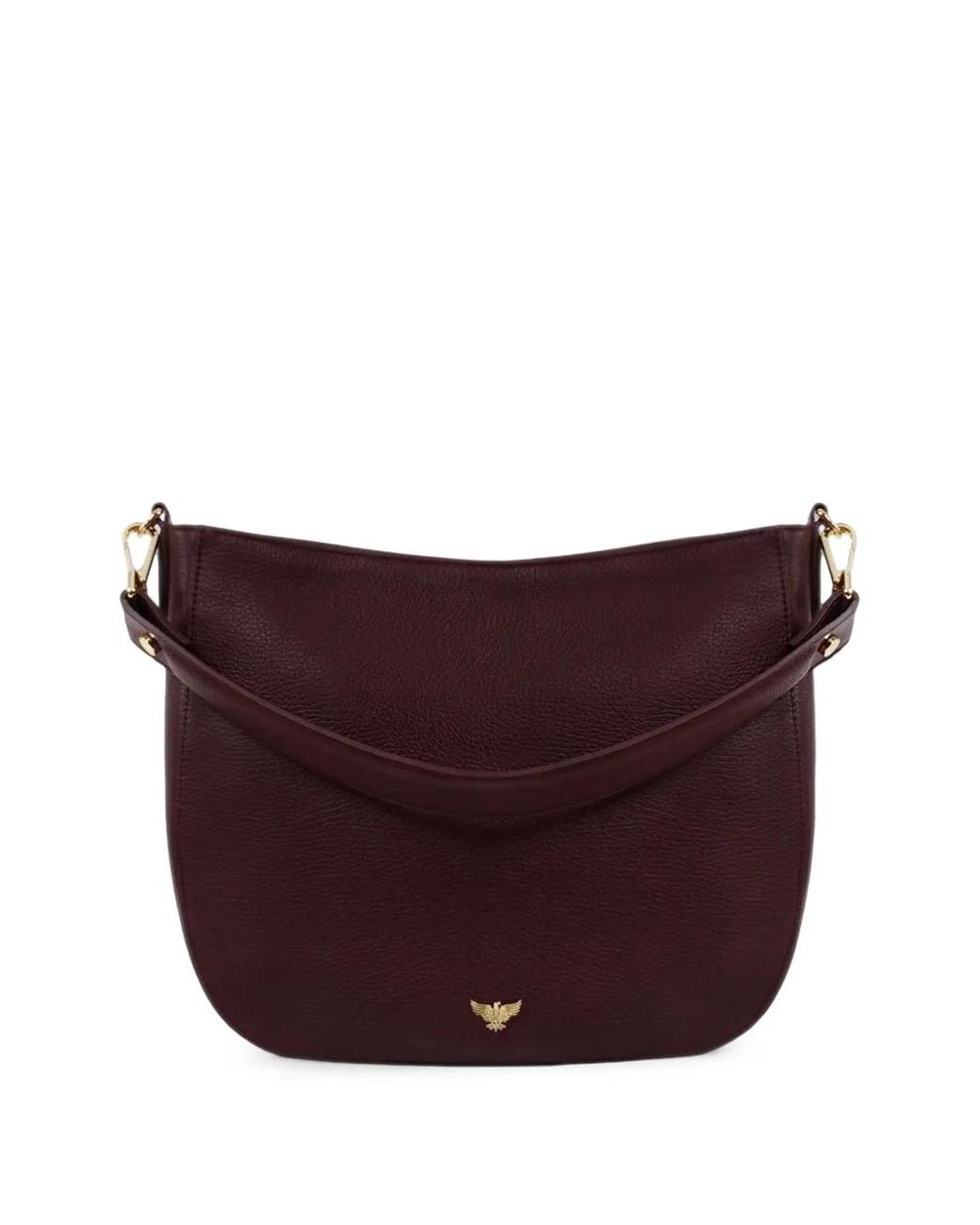 Apatchy London Purple Rosie Leather Bucket Bag