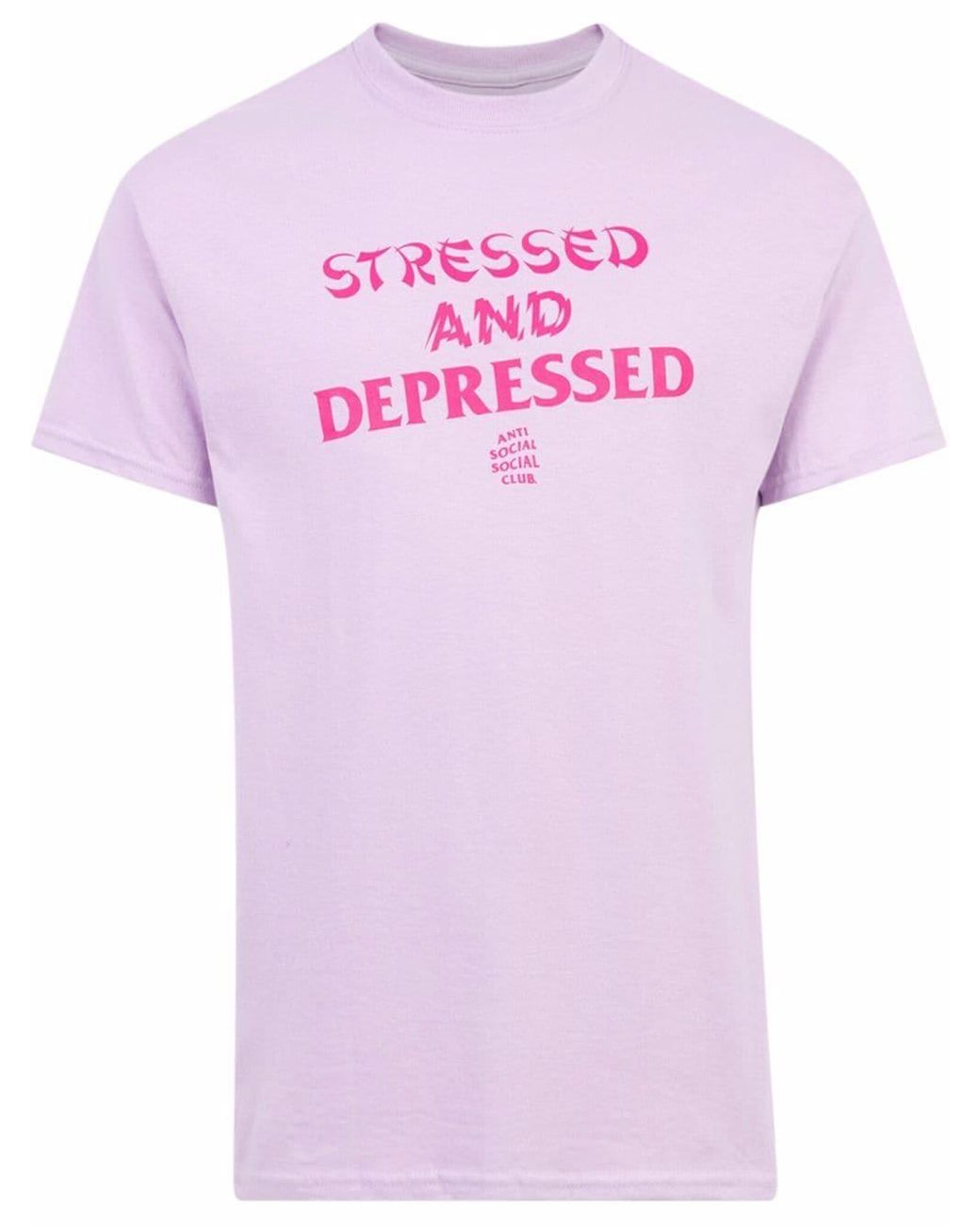 purple anti social social club shirt