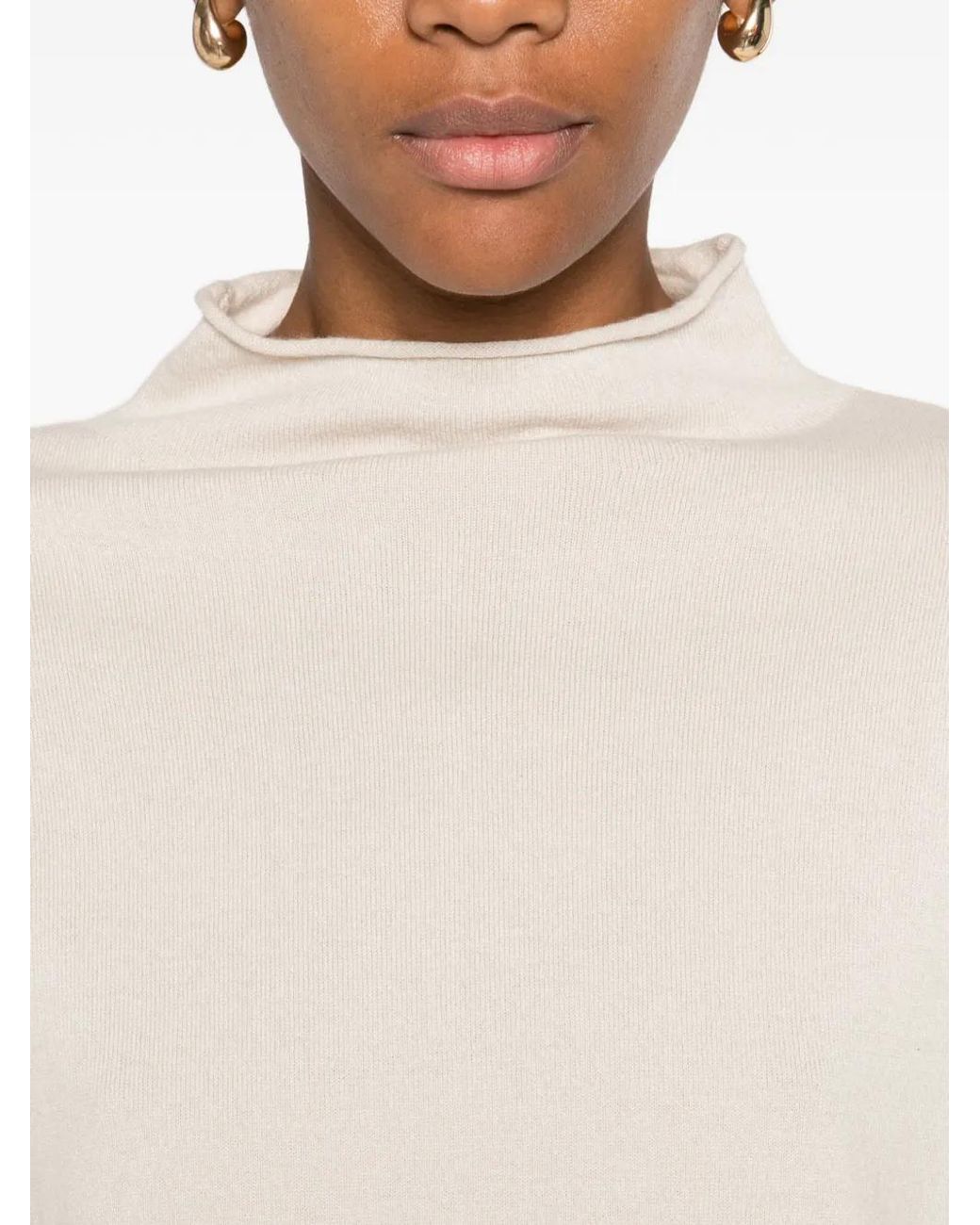 Marc O' Polo White Pull À Manches Longues