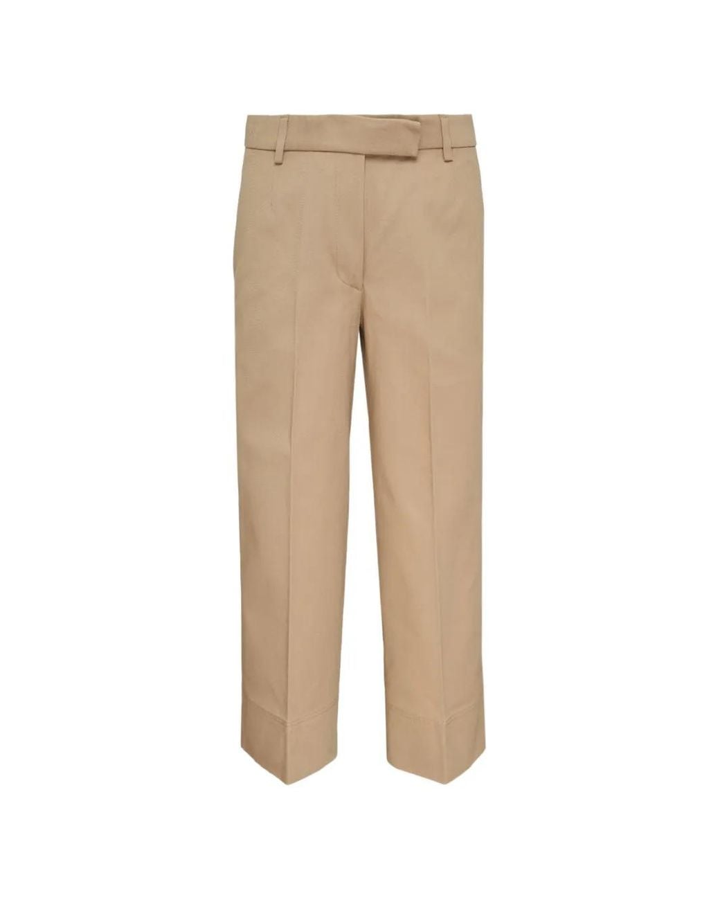 Thom Browne Natural Rwb-Stripe Cotton-Gabardine Trousers