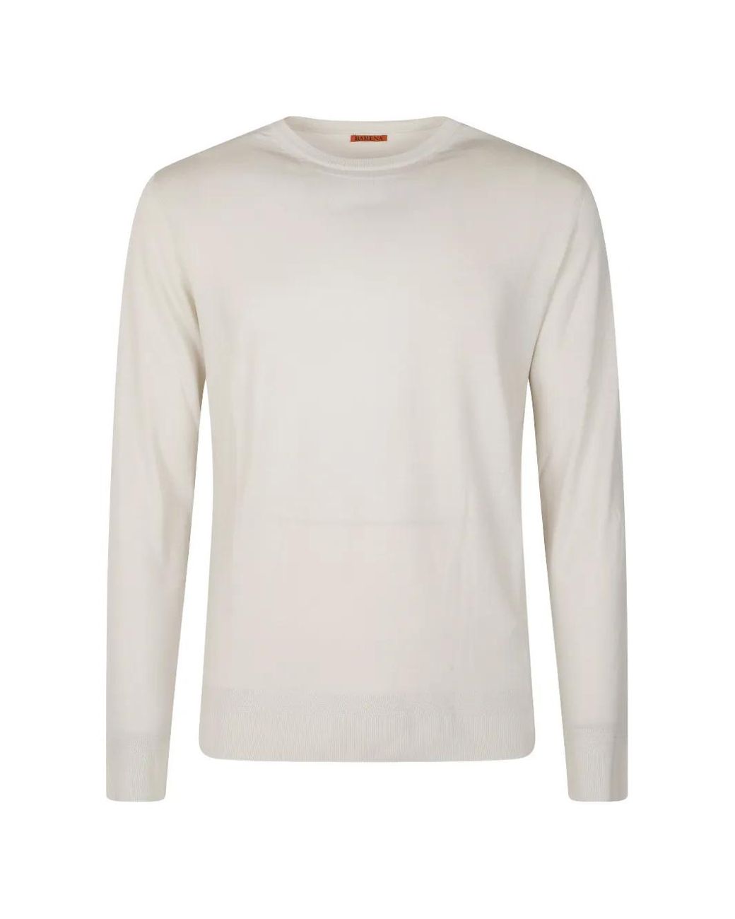 Barena White Crew-Neck Sweater for men