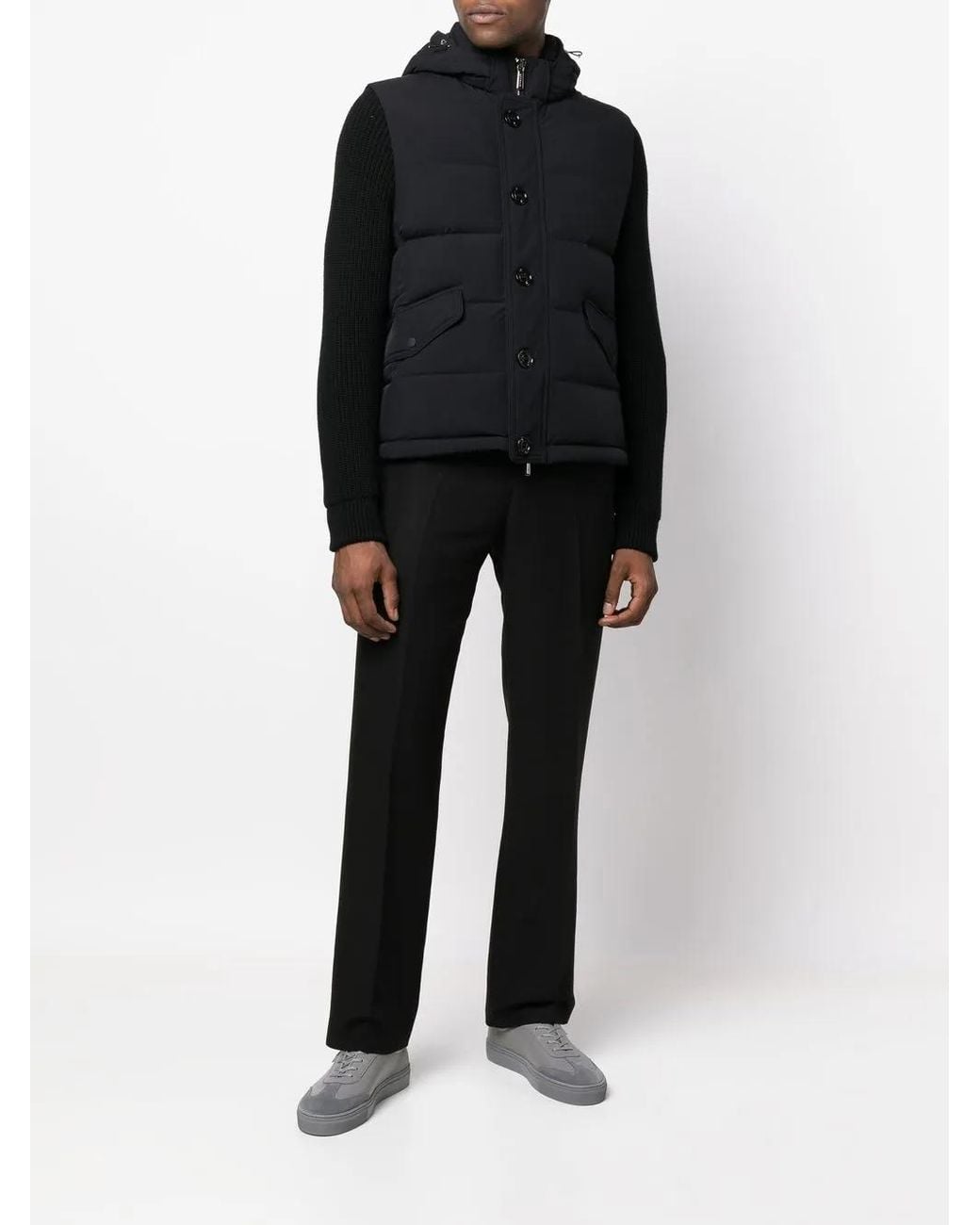 Moorer Black Foscolo-Knm Jacket for men