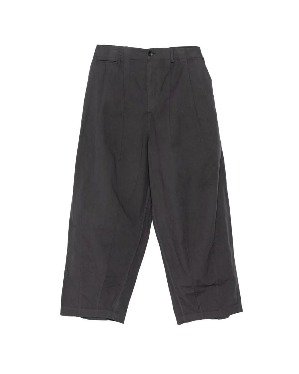 CROQUIS Gray Internal Drawstring Tapered Trousers for men