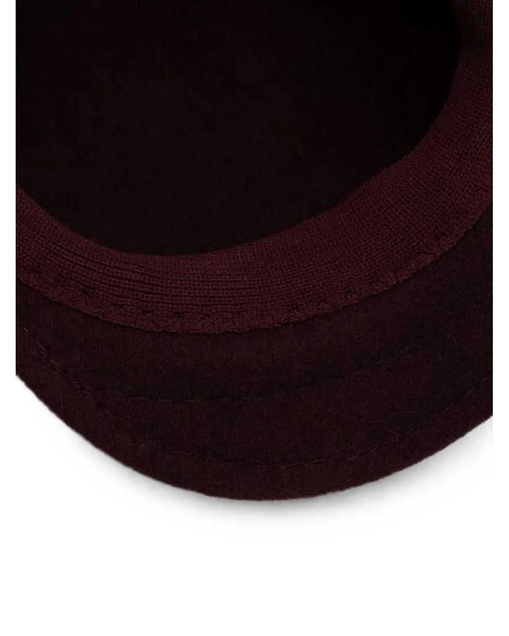 Kangol Purple Felt Flat Cap