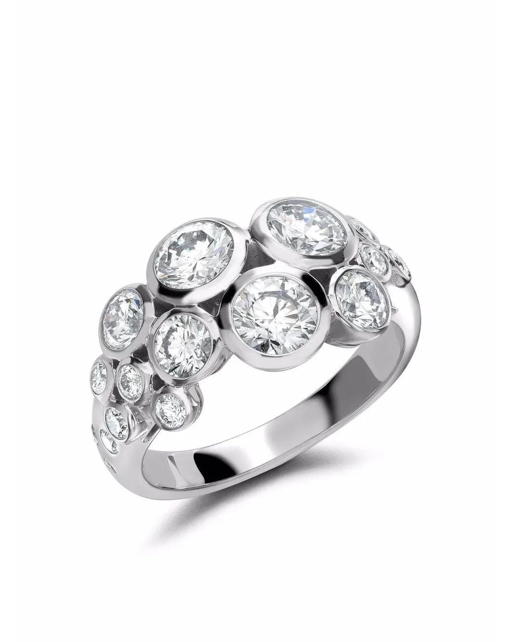 Pragnell White 18Kt Bubbles Diamond Dress Ring