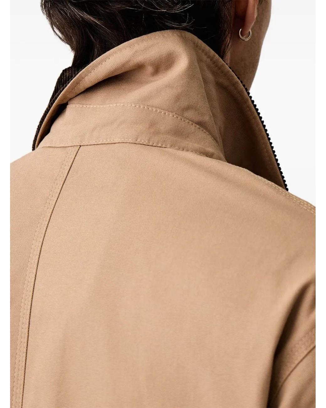 Marc O' Polo Natural Corduroy-Collar Zip-Up Jacket for men