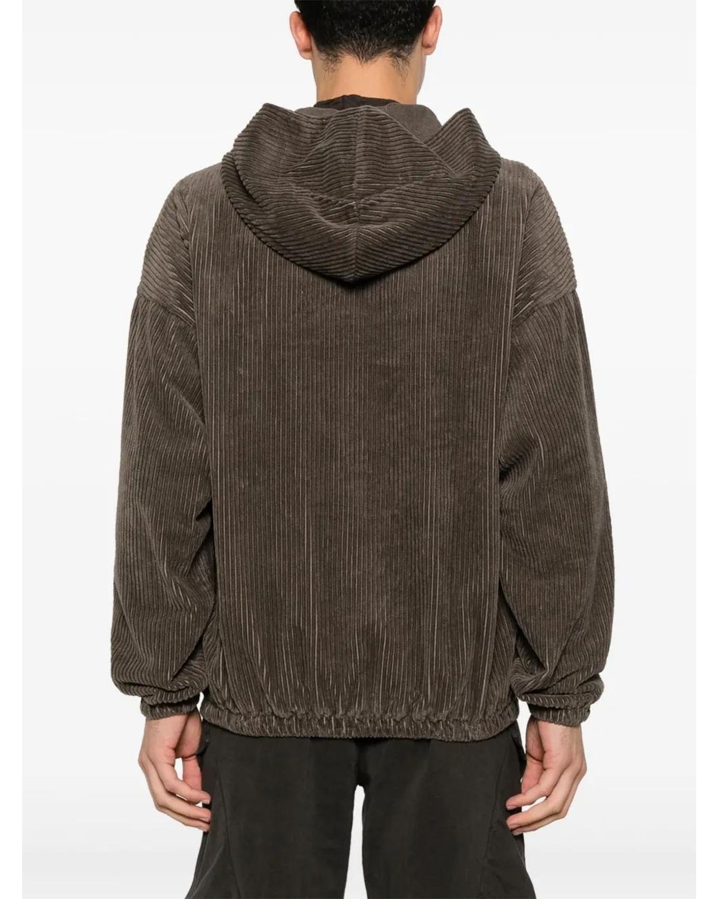 Transit Brown Corduroy Reversible Jacket for men