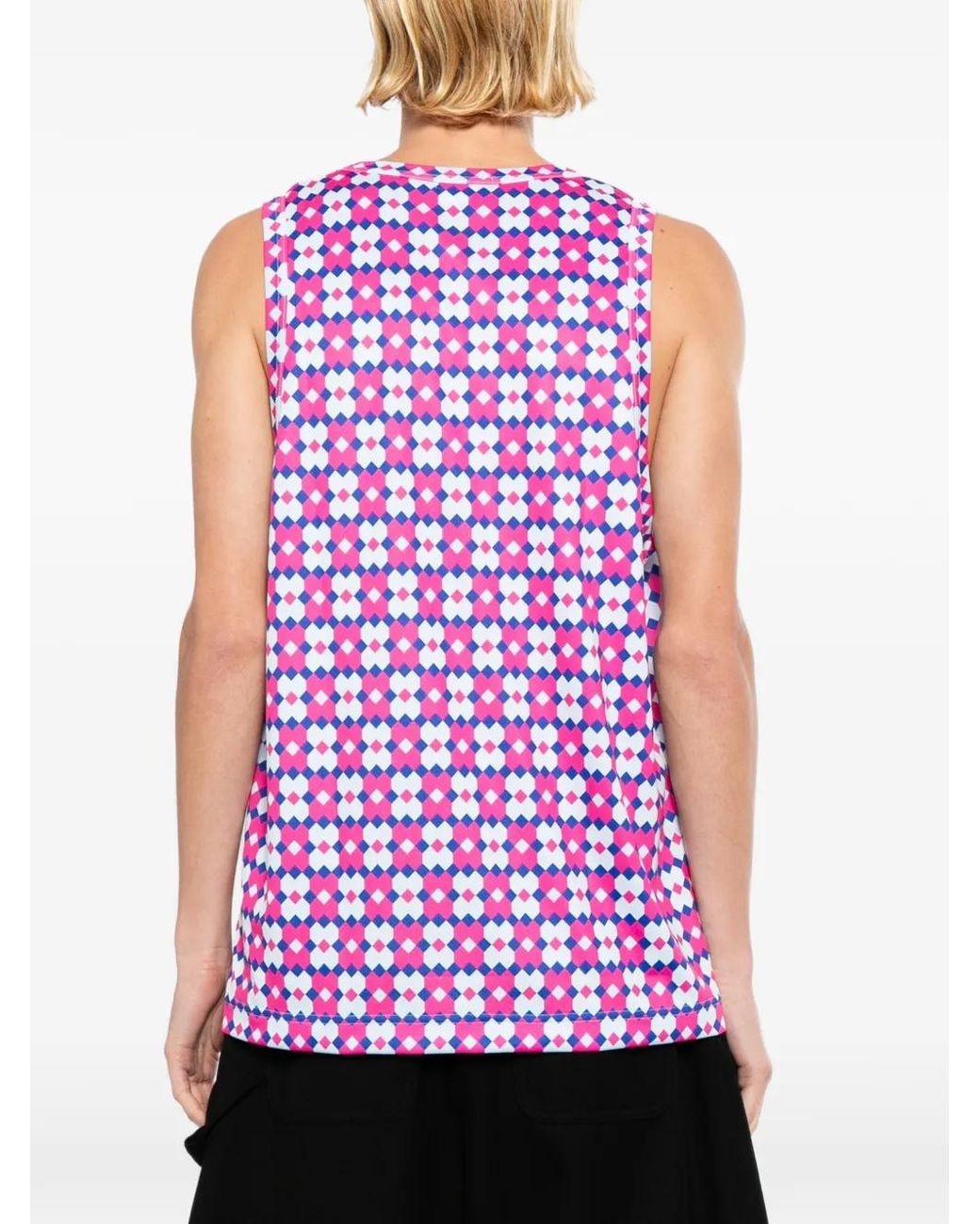 Comme des Garçons Pink Patterned Vest for men
