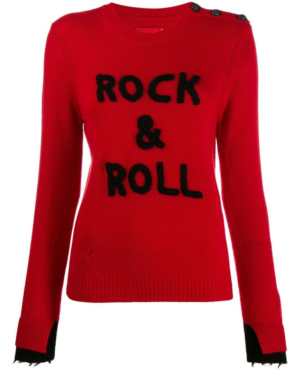 Pull Rock & Roll Cachemire Zadig & Voltaire en coloris Rouge | Lyst