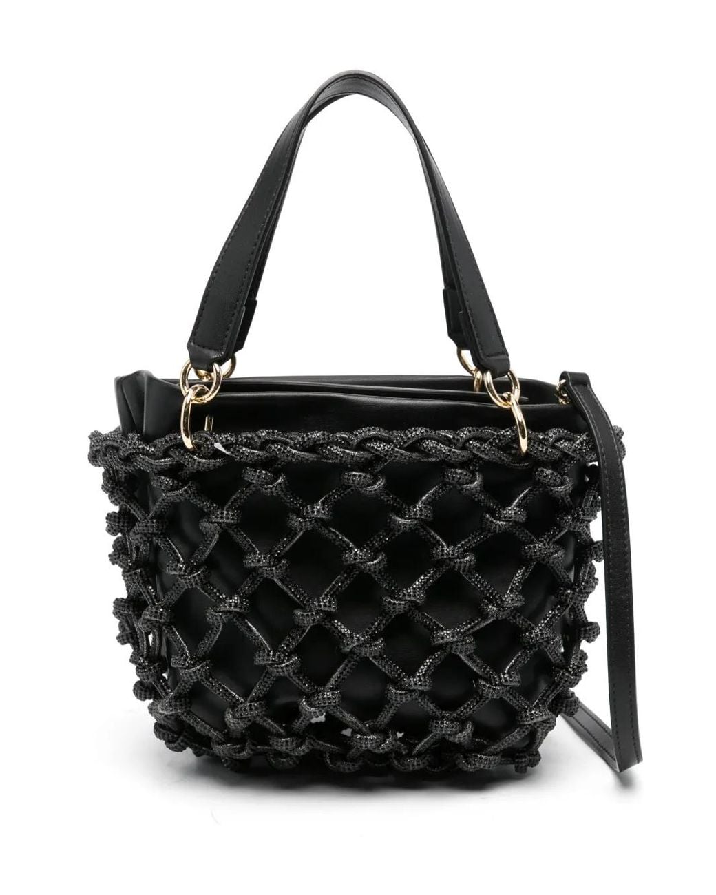 THEMOIRÈ Black Kobo Knots Tote Bag