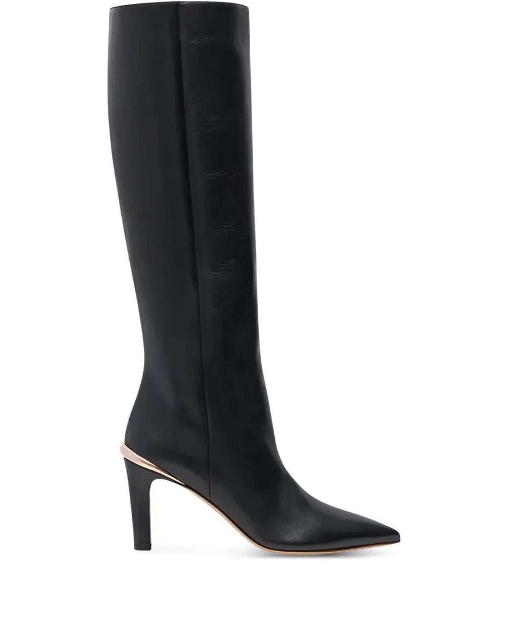 Gabriela Hearst Black 89Mm Aura Leather Boots