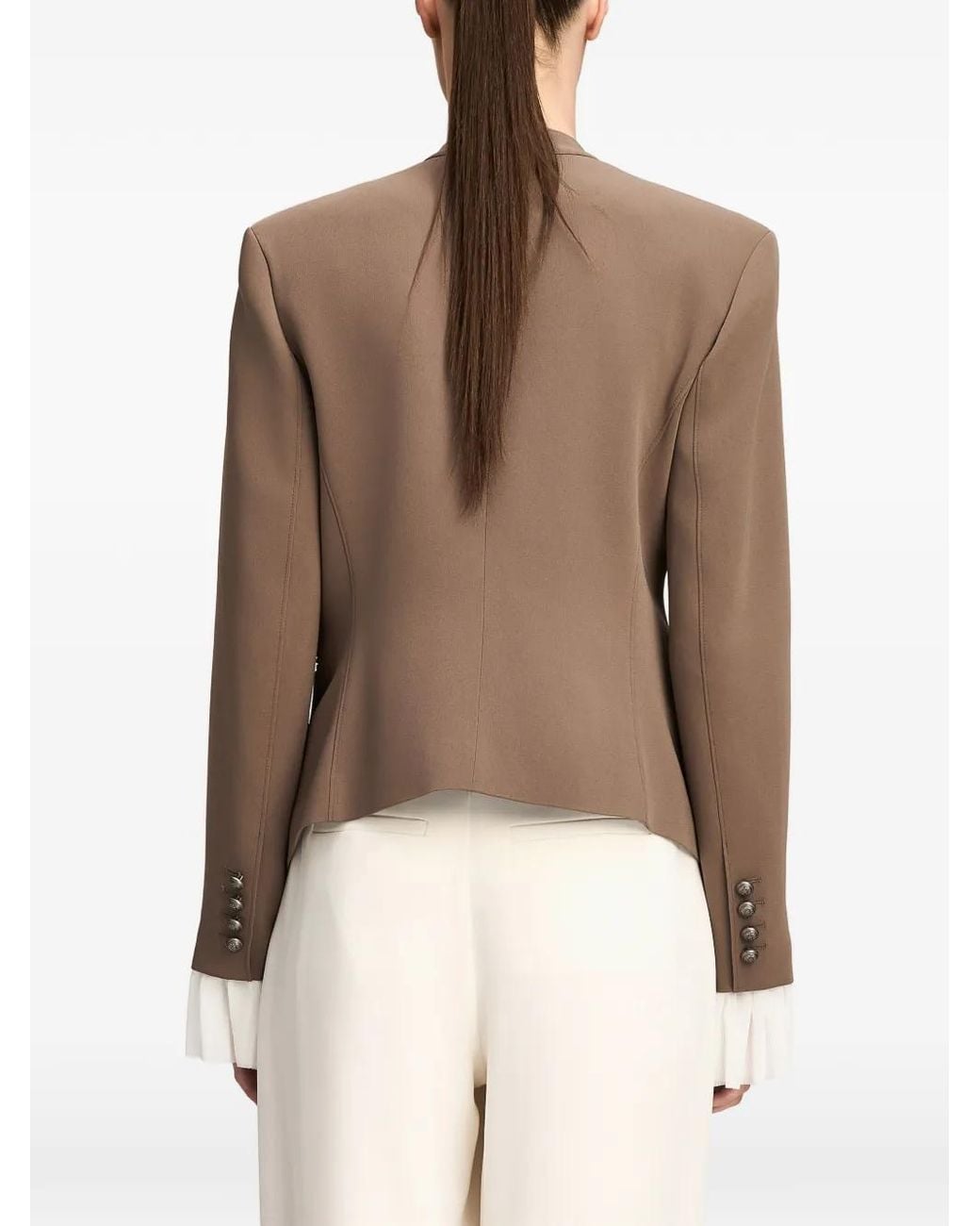 Cinq À Sept Brown Blazer Maren À Broche
