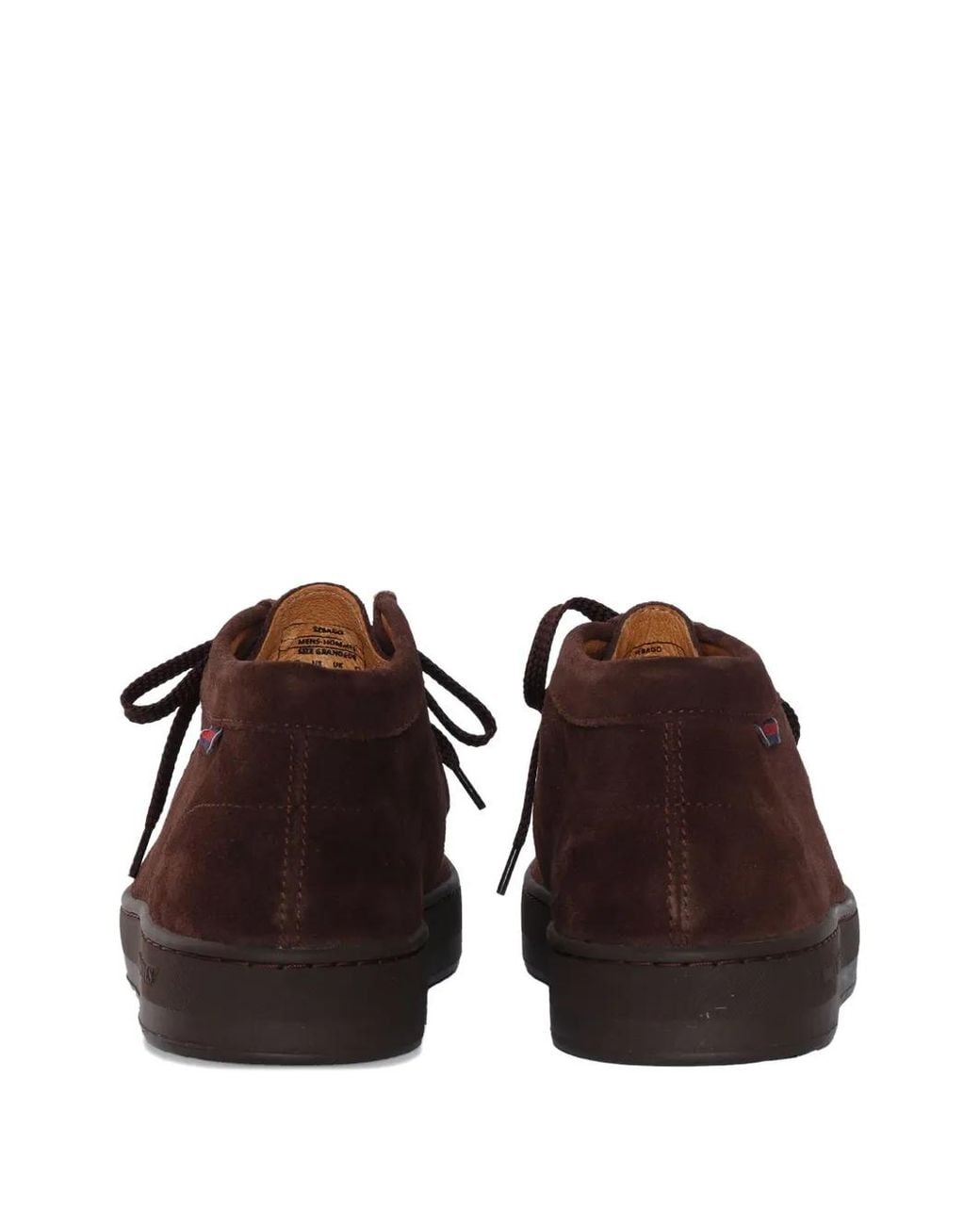 Sebago Brown Harper Mid Leather Boots for men
