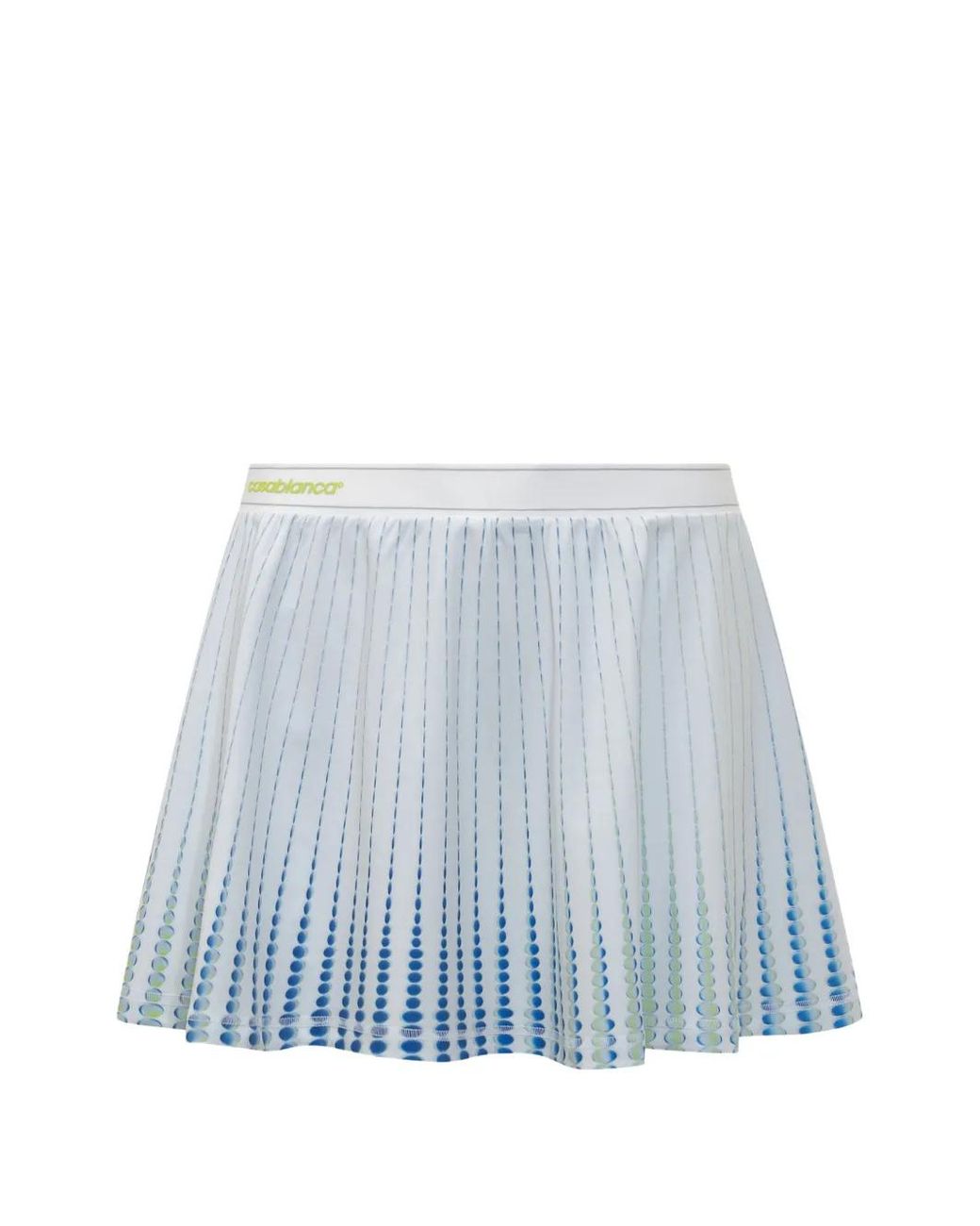 Casablanca Blue Printed Mini Skirt