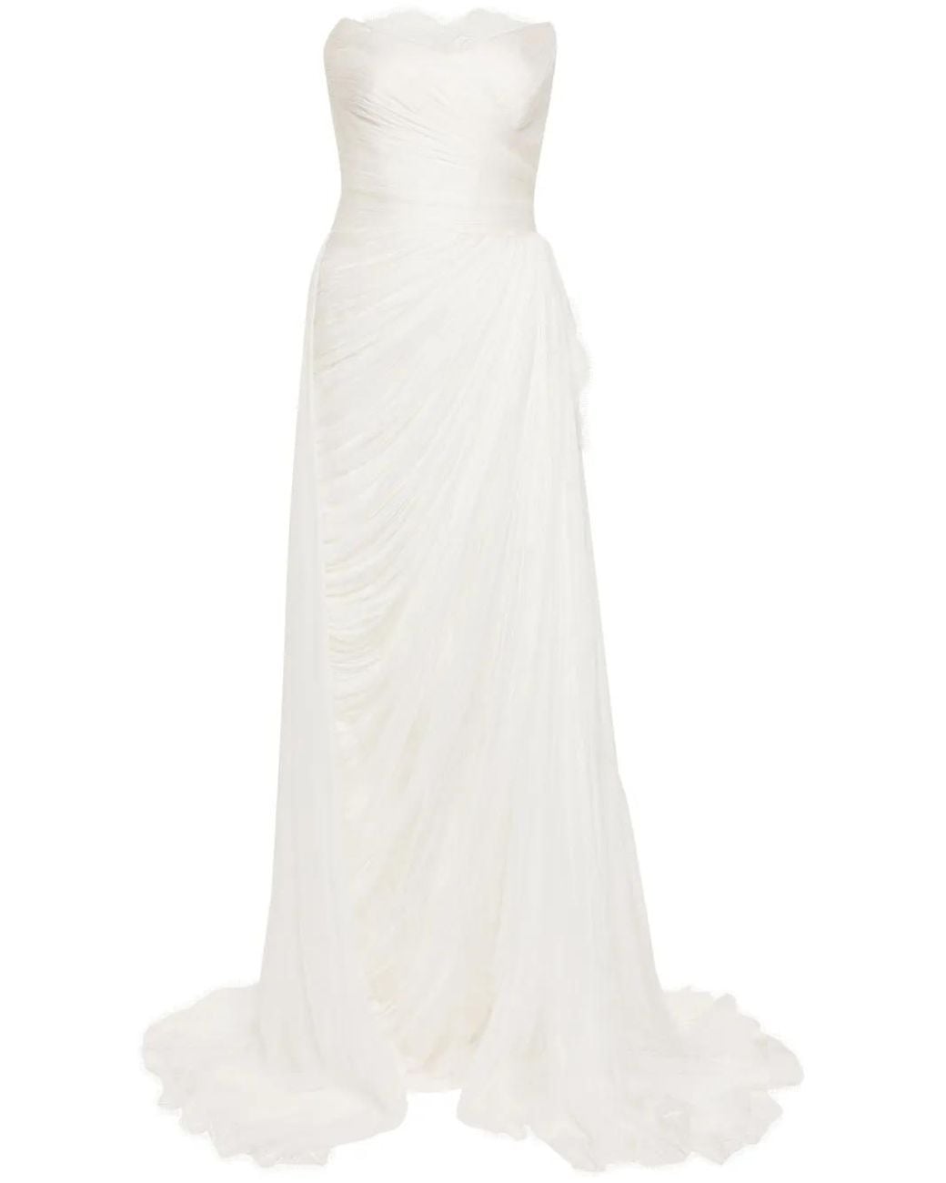IRIS SERBAN White Shea Gown