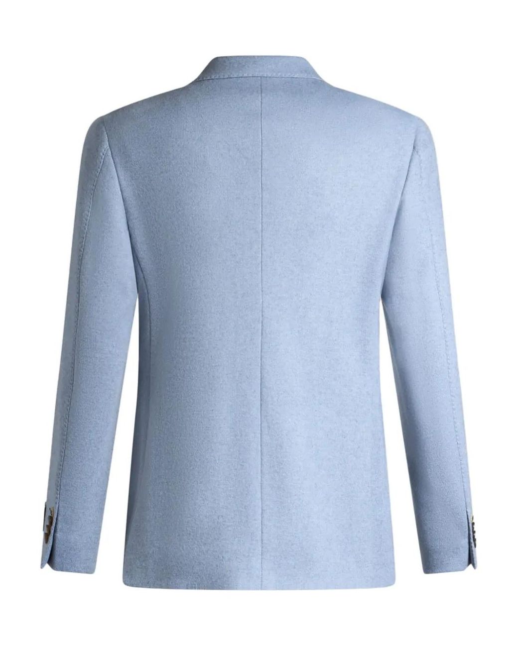 Etro Blue Single-Breasted Blazer for men