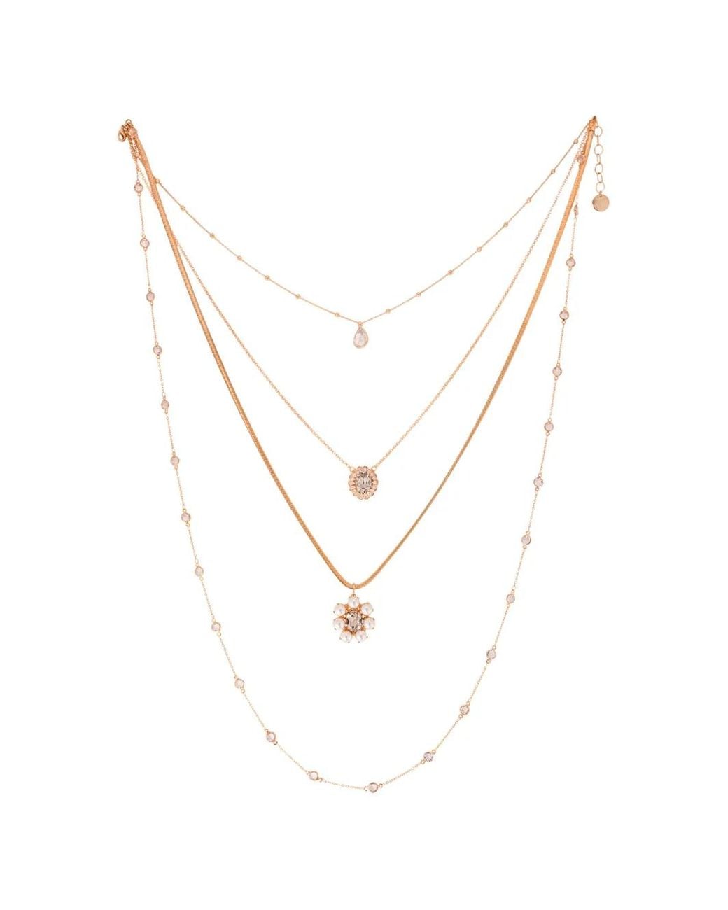 Anton Heunis White Thalasse Crystal-Embellished Necklace