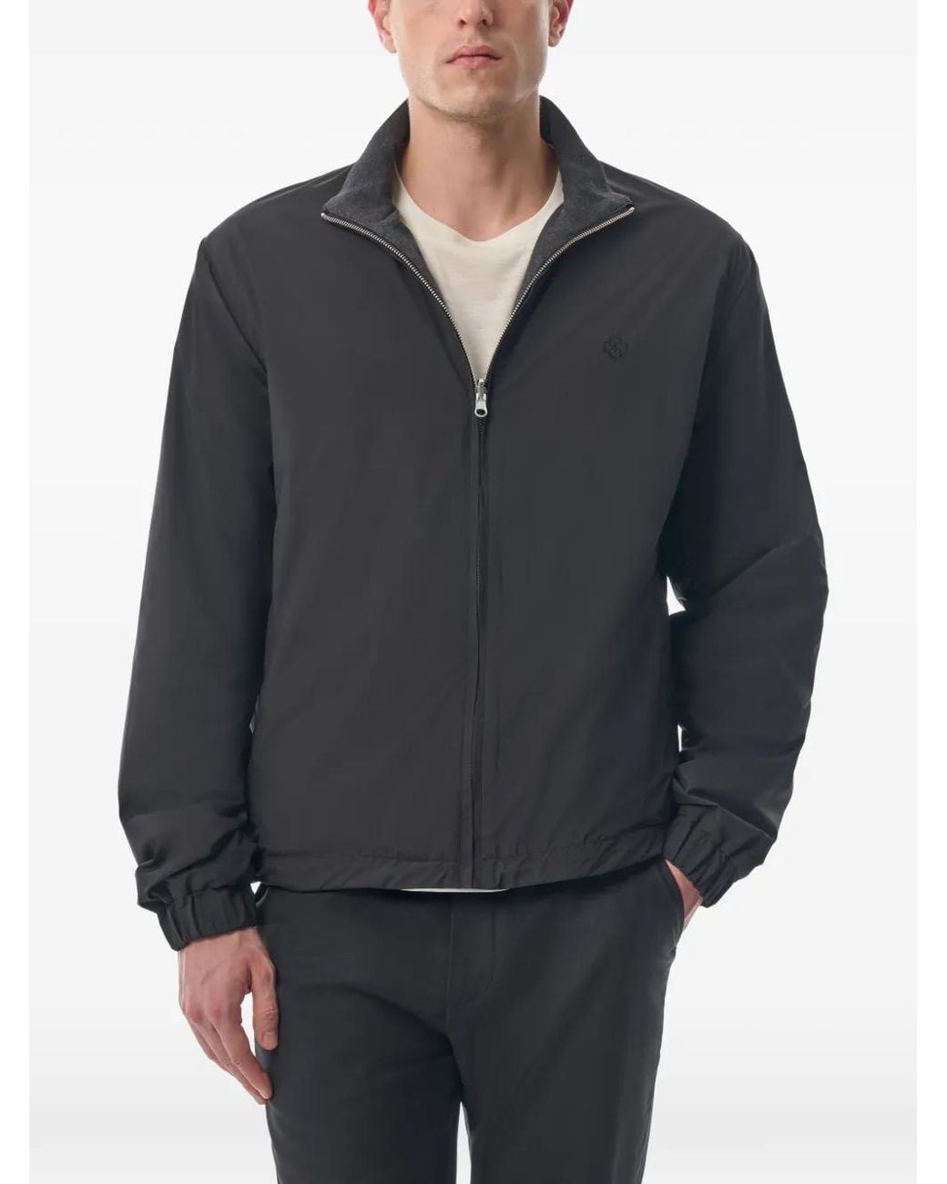 MEGUSTA Blue Reversible Hooded Jacket for men