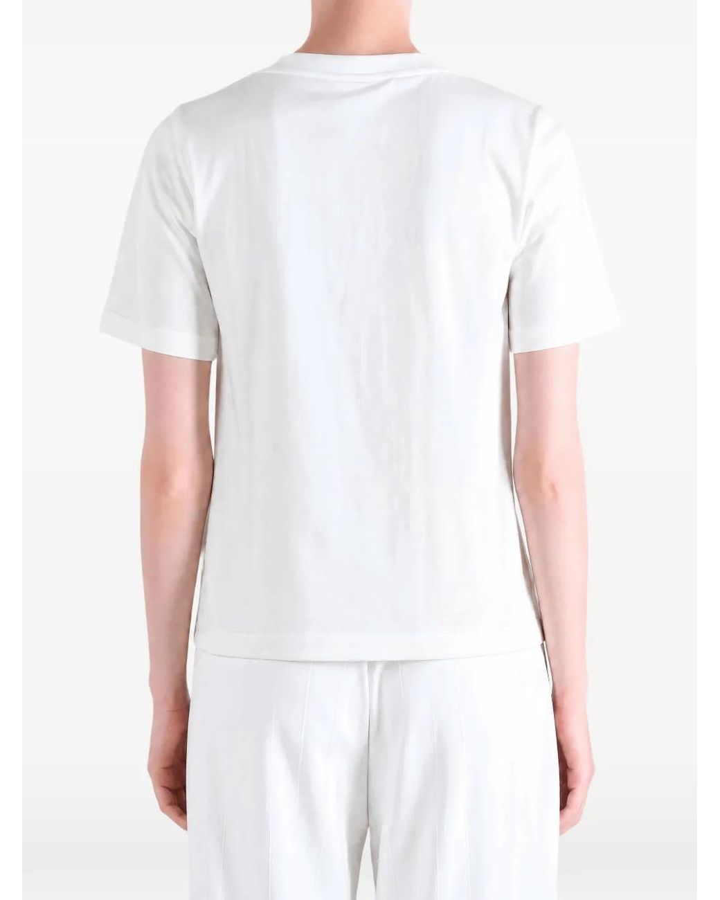 Willy Chavarria White Chavantino Brava Logo-Print T-Shirt