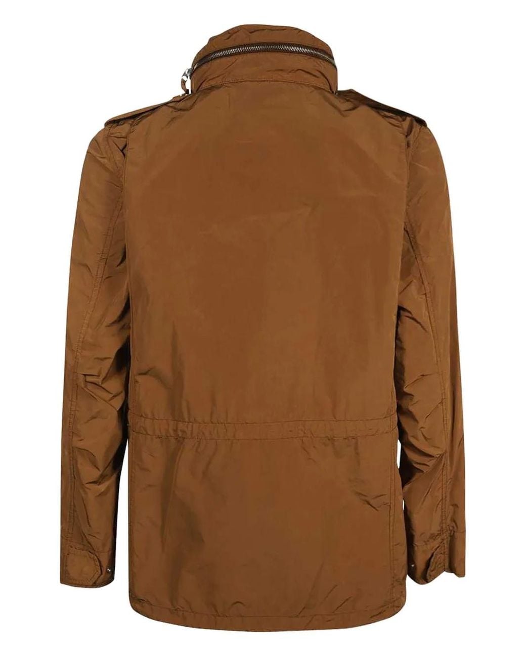 Aspesi Brown Multi-Pocket Field Jacket for men