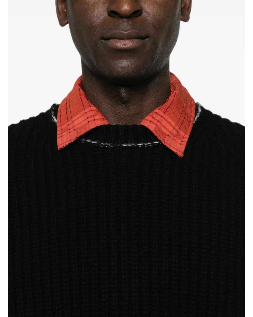 Aries Klassischer Pullover Auf Grobstrick in Black für Herren