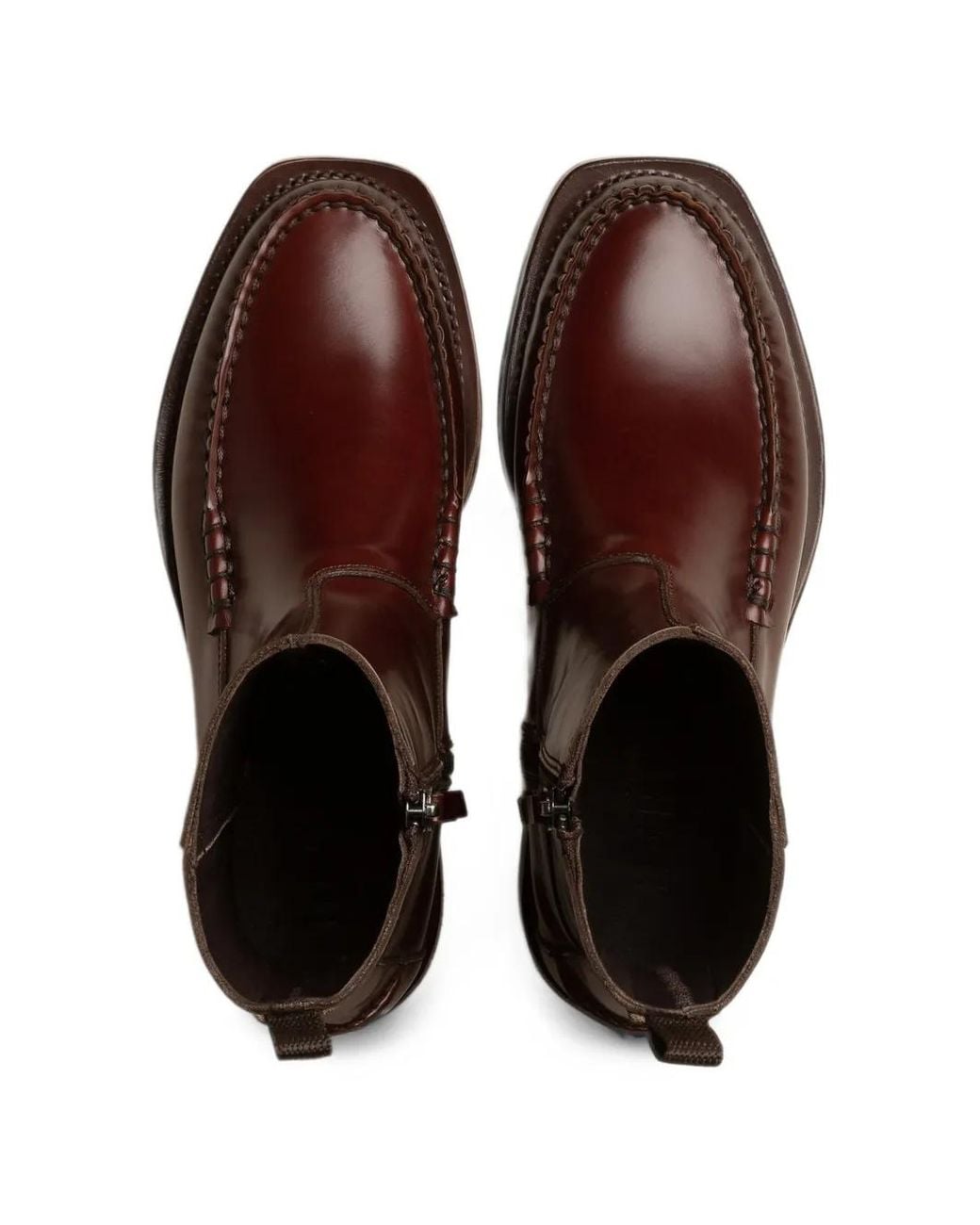 Hereu Brown Andreu Moccasin-Style Ankle Boots