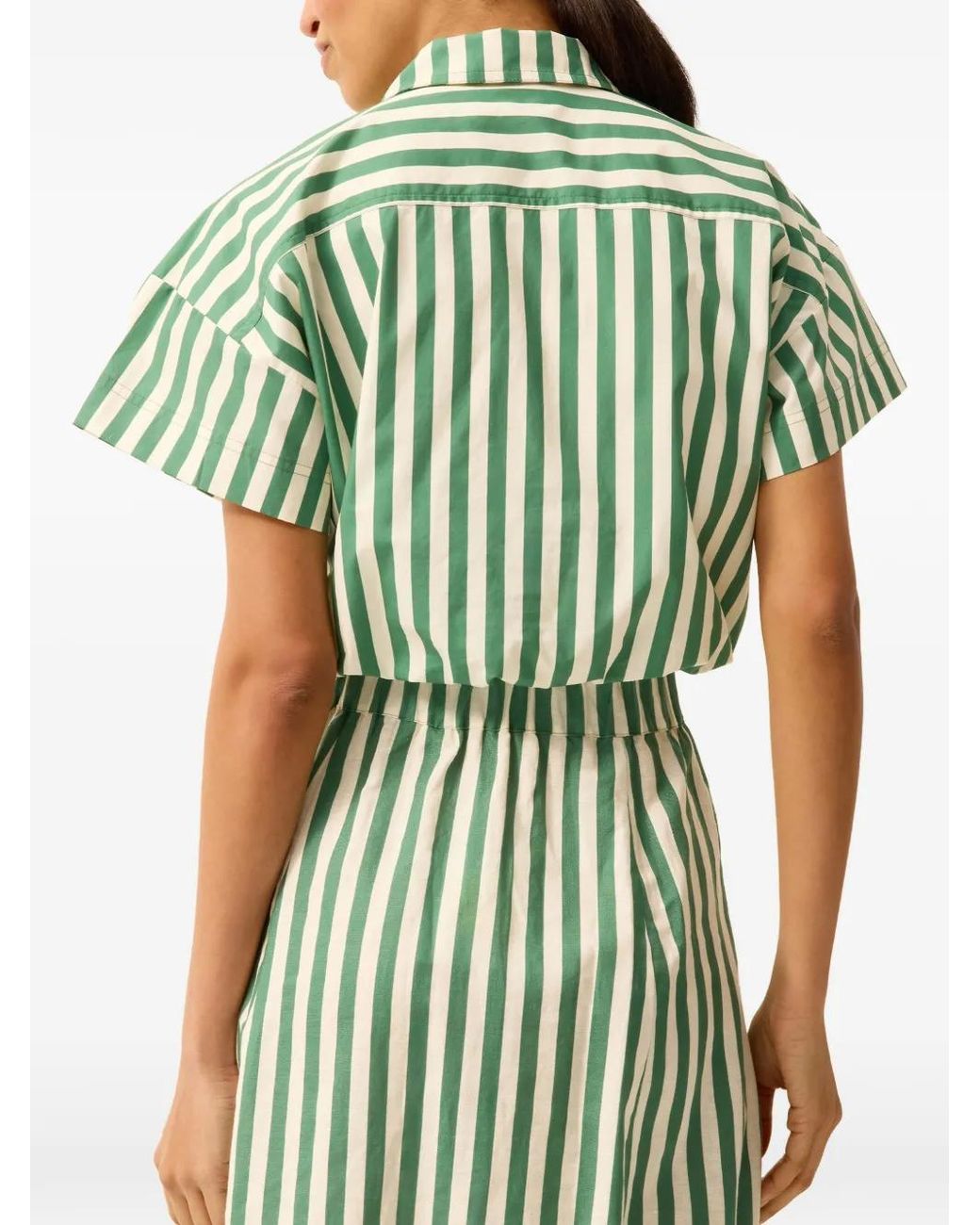 Marie Oliver Green Sierra Sriped Top
