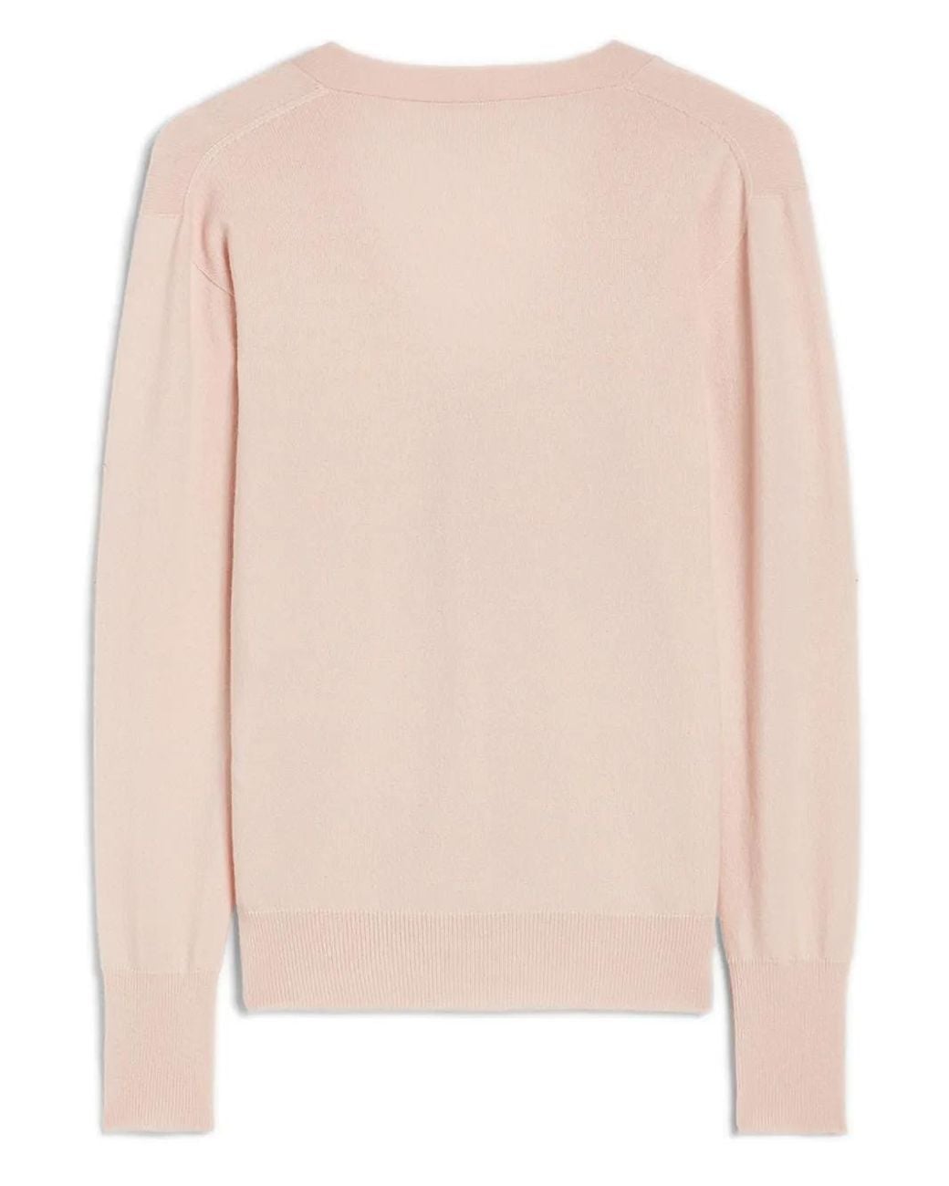 Jil Sander Natural Cashmere V-Neck Cardigan