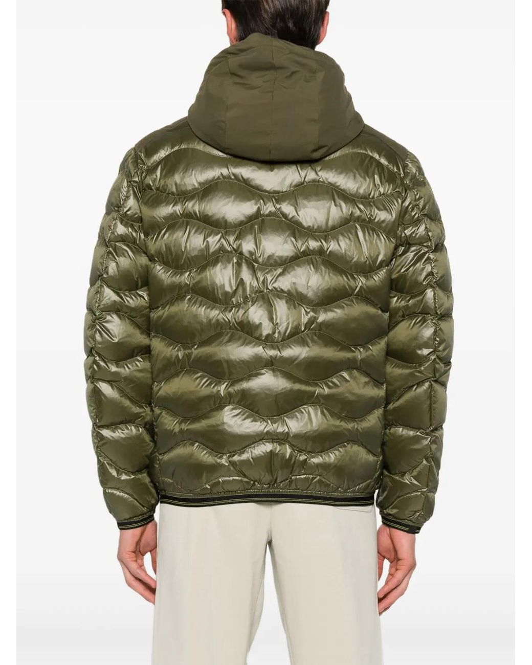 Blauer Green Padded Hooded Jacket for men