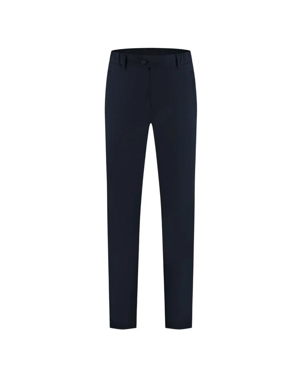 Marco Pescarolo Blue Button-Fastening Trousers for men
