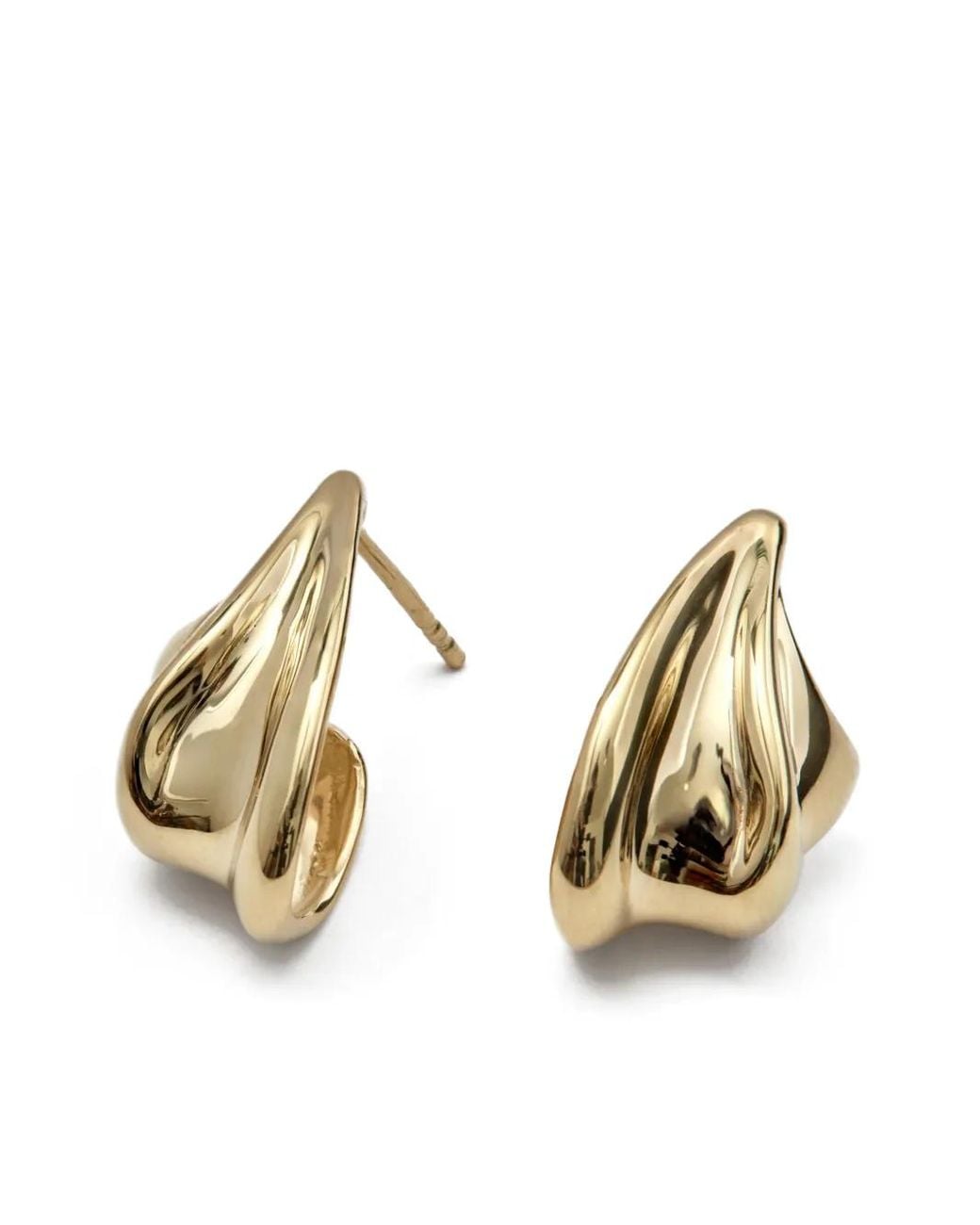 Otiumberg Metallic Wave Earrings