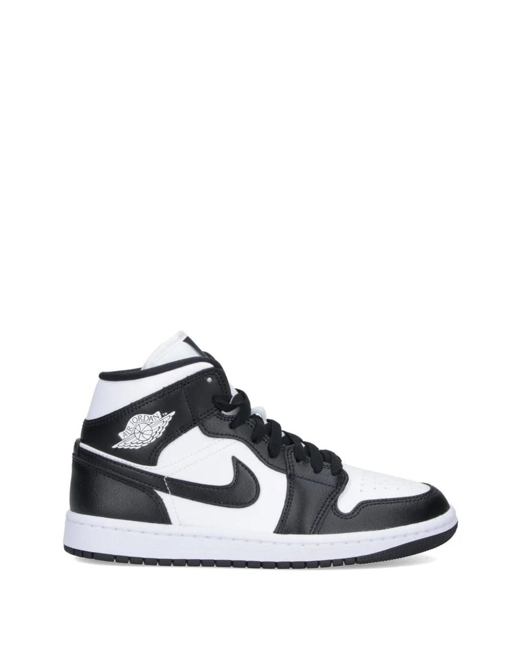 Nike White Baskets Mi-Montantes Air Jordan 1